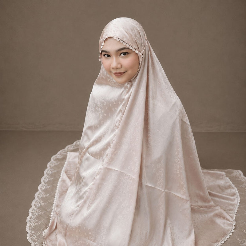Mukena Soraya — Rose Brodée